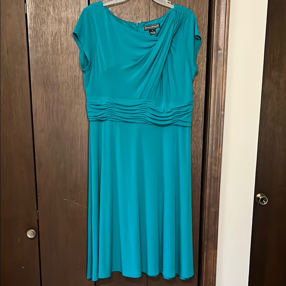 Jessica Howard Teal Midi Dress